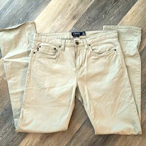 Chaps 32/34 straight fit khaki pants